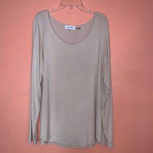 Calvin Klein Mauve Long Sleeve Shirt